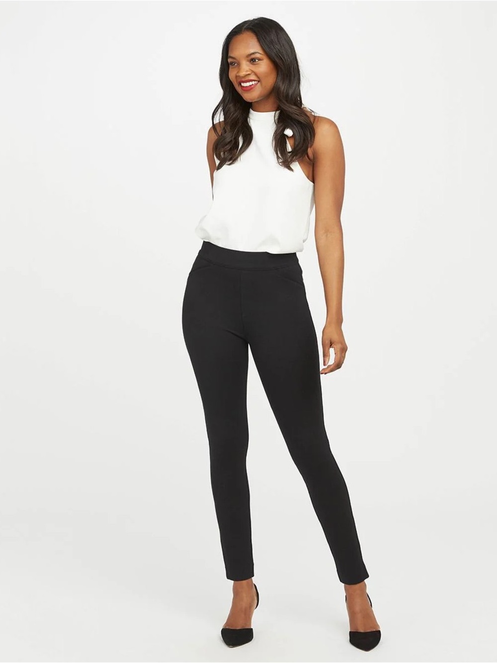 SPANX 🖤 Black Skinny Ponte Pant Size M